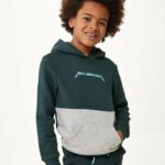 colorblock hoody тъмен зелено момчета X4BJ4948 Mexx