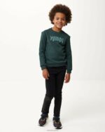 crewneck лого носач тъмен зелено момчета X4BJ4943 Mexx - Image 3