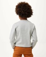 crewneck произведение на изкуството пуловер меле сиво момчета X4BJ4929 Mexx - Image 4