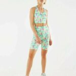 висока талия bikershort светло мента зелено Жени X4BJ4405 Mexx