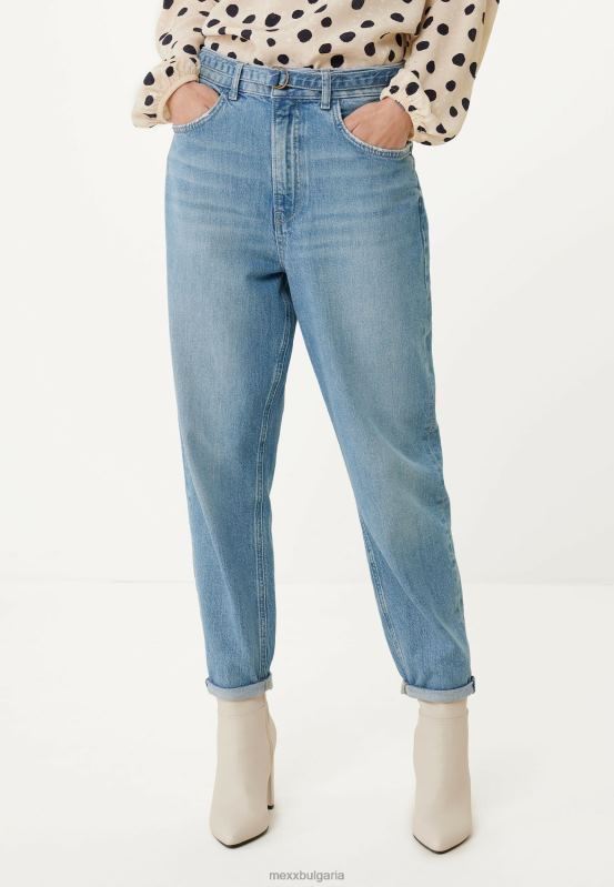 mom_jeans_d181_d0b2d0b8d181d0bed0bad0b0_d182d0b0d0bbd0b8d18f_crown_bleach_d181d0b8d0bd_d0b6d0b5d0bdd0b8_x4bj421_mexx.jpg Mom jeans с висока талия crown bleach син Жени X4BJ421 Mexx - Image 1